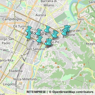 Mappa Largo Mentana, 10133 Torino TO, Italia (1.23667)