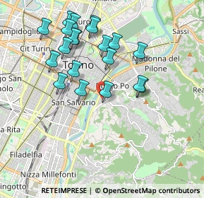Mappa Largo Mentana, 10133 Torino TO, Italia (1.9025)