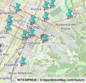Mappa Largo Mentana, 10133 Torino TO, Italia (2.67643)
