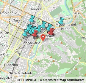 Mappa Largo Mentana, 10133 Torino TO, Italia (1.20063)