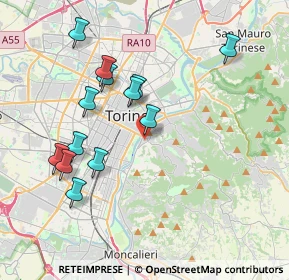Mappa Largo Mentana, 10133 Torino TO, Italia (3.86077)