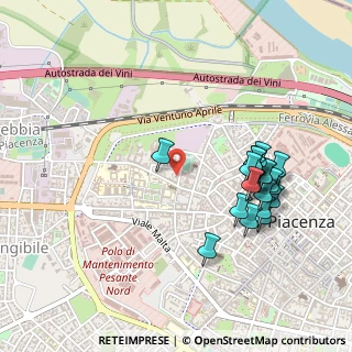 Mappa Via Campagna, 29121 Piacenza PC, Italia (0.505)
