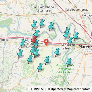 Mappa Via della Caserma, 29010 Sarmato PC, Italia (7.653)