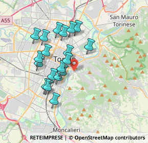 Mappa Via Volturno, 10133 Torino TO, Italia (3.22947)