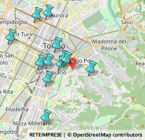 Mappa Via Volturno, 10133 Torino TO, Italia (1.87833)