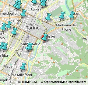 Mappa Via Volturno, 10133 Torino TO, Italia (2.9285)