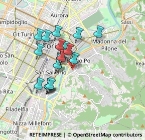 Mappa Via Volturno, 10133 Torino TO, Italia (1.46263)