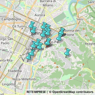 Mappa Via Volturno, 10133 Torino TO, Italia (1.29579)