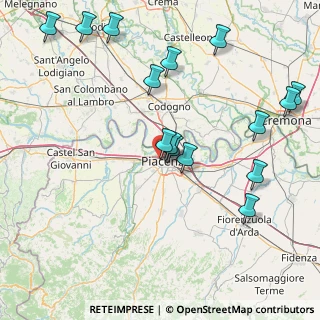 Mappa Strada delle Valli, 29121 Piacenza PC, Italia (18.72667)