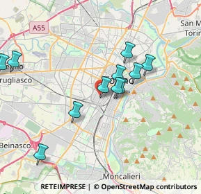 Mappa Corso Galileo Ferraris, 10129 Torino TO, Italia (3.55545)