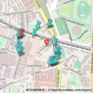 Mappa Via Tintoretto, 10136 Torino TO, Italia (0.22963)