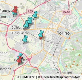 Mappa Via Tintoretto, 10136 Torino TO, Italia (4.56583)