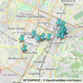 Mappa Corso Alcide De Gasperi, 10129 Torino TO, Italia (1.78765)