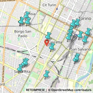 Mappa Corso Alcide De Gasperi, 10129 Torino TO, Italia (1.365)