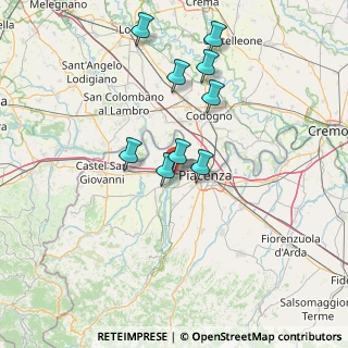 Mappa Via Emilia Pavese, 29010 Rottofreno PC, Italia (20.4575)