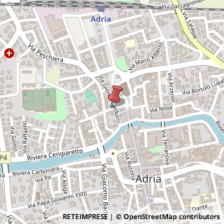 Mappa Via Fratelli Cairoli, 18, 45011 Adria, Rovigo (Veneto)