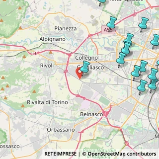 Mappa Piazzale posteriore, 10098 Rivoli TO, Italia (6.77647)