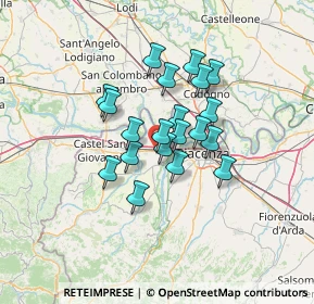 Mappa Via Abruzzo, 29010 Rottofreno PC, Italia (9.643)