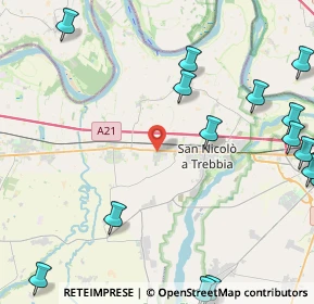 Mappa Via Abruzzo, 29010 Rottofreno PC, Italia (6.984)