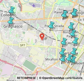 Mappa Via Crea 10 Centro Comm Shop Village Le Gru, 10095 Grugliasco TO, Italia (2.89938)