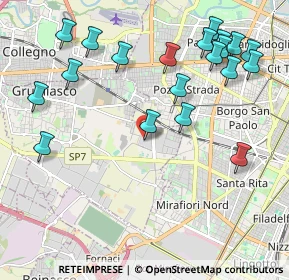 Mappa Via Crea 10 Centro Comm Shop Village Le Gru, 10095 Grugliasco TO, Italia (2.461)