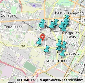 Mappa Via Crea 10 Centro Comm Shop Village Le Gru, 10095 Grugliasco TO, Italia (1.68438)