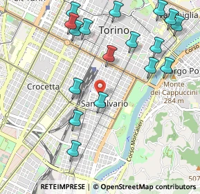 Mappa Via Belfiore, 10125 Torino TO, Italia (1.20588)