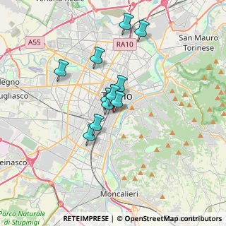 Mappa Via Belfiore, 10125 Torino TO, Italia (2.63091)