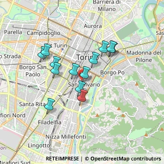 Mappa Via Belfiore, 10125 Torino TO, Italia (1.50308)