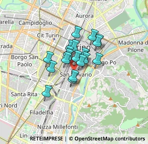 Mappa Via Belfiore, 10125 Torino TO, Italia (0.9895)