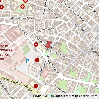 Mappa Via Beverora, 51, 29121 Piacenza, Piacenza (Emilia Romagna)