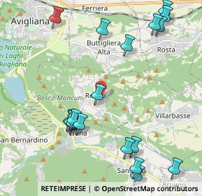 Mappa Via Principe della Cisterna, 10090 Reano TO, Italia (2.55263)