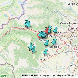 Mappa Via Magri, 10050 Coazze TO, Italia (9.67)