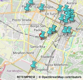 Mappa Via Elba, 10136 Torino TO, Italia (2.44579)
