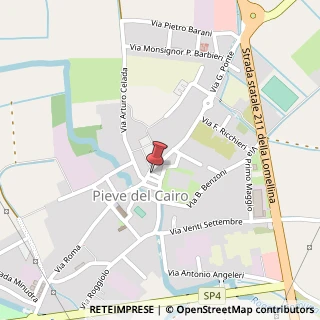 Mappa Piazza Paltineri, 9, 27037 Pieve del Cairo, Pavia (Lombardia)