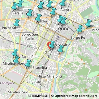 Mappa Via Achille Loria, 10028 Torino TO, Italia (3.02211)