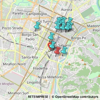 Mappa Via Achille Loria, 10028 Torino TO, Italia (1.56333)