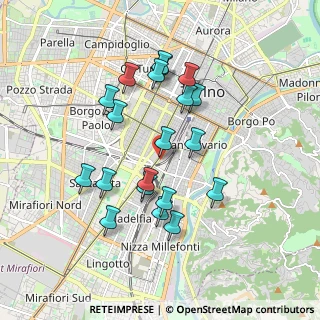 Mappa Via Achille Loria, 10028 Torino TO, Italia (1.698)