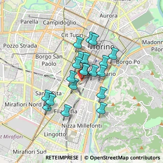 Mappa Via Achille Loria, 10028 Torino TO, Italia (1.33)