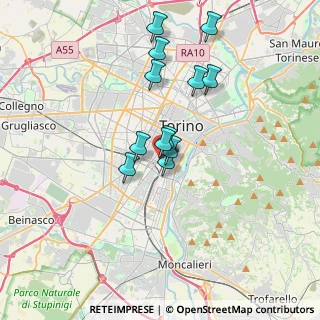 Mappa Via Achille Loria, 10028 Torino TO, Italia (2.92167)