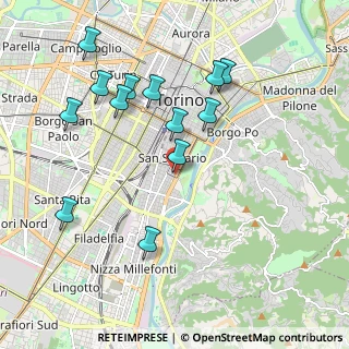 Mappa Via Pietro Giuria, 10125 Torino TO, Italia (2.06692)