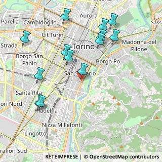 Mappa Via Pietro Giuria, 10125 Torino TO, Italia (2.29385)