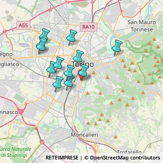 Mappa Via Pietro Giuria, 10125 Torino TO, Italia (3.28083)