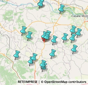 Mappa 14036 Moncalvo AT, Italia (8.066)