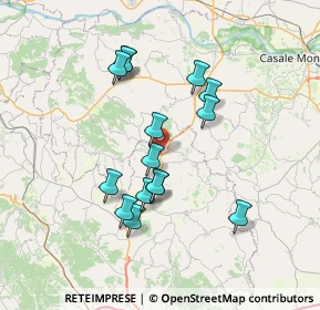 Mappa 14036 Moncalvo AT, Italia (6.4)