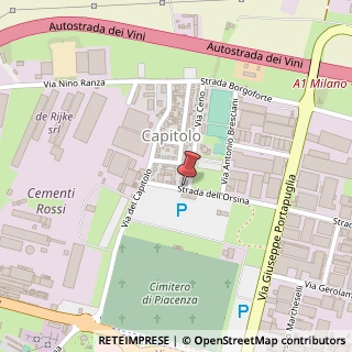 Mappa Strada della Orsina, 8, 29100 Piacenza, Piacenza (Emilia Romagna)