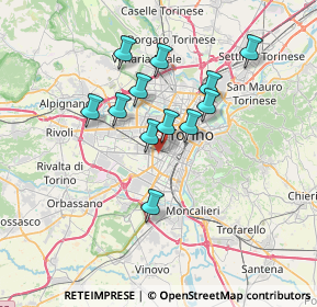 Mappa 10136 Torino TO, Italia (5.80667)