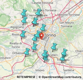 Mappa 10136 Torino TO, Italia (7.12813)