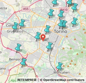 Mappa 10136 Torino TO, Italia (5.01235)