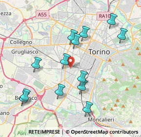 Mappa 10136 Torino TO, Italia (4.08692)